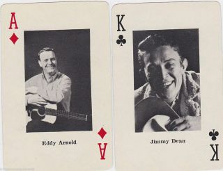 Jimmy Dean Eddy Arnold Country Western Music Singers Vintage Playing