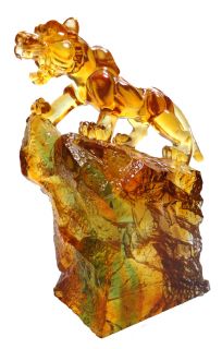 chinese crystal glass liuli figure cw124