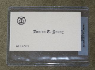  CY Young Business Card