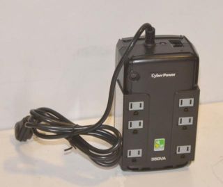 CyberPower UPS Battery Back Up 350VA 255W CP350SLG