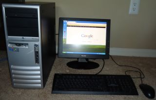 HP D530 CMT 2 66GHz System with Monitor Office 2007 $279 00 Value