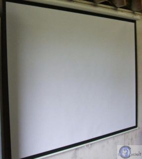 NEW DA LITE 105 PULLED DOWN PROJECTION SCREEN 64x84 IN (43) MATTE