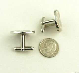 round cuff links this nice pair of cuff links have round faces with a