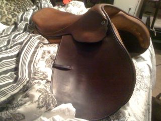 Harry Dabbs Prix D close contact jumping Saddle lightly used