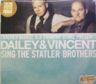 Dailey Vincent Sing The Statler Brothers CD Feb 2010 Cracker Barrel