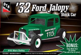 32 Ford Jalopy Stock Car 115 Marv Dailey Model Kit
