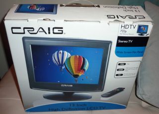 Craig CLC503 13 LCD HDTV 720P with HDMI Wide Screen Flat Panel