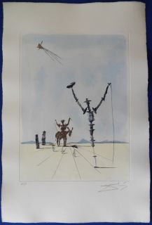 Very nice & popular subject of DALI  Don Quichotte & Sancho.
