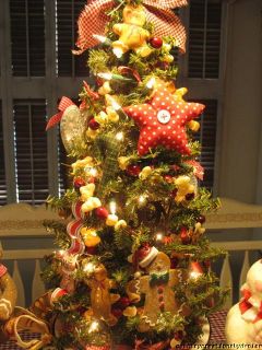 Primitive Gingerbread Sweet Shoppe Tree Hand Painted By Denise