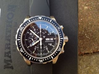 Marathon Csar Swiss Automatic Watch Valjoux 7750 with Box 25 Jewel