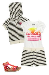 Juicy Couture Hoodie & Shorts (Toddler)