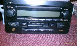 2004 Toyota Tundra OEM CD Player, AM FM Radio, Cassette Player
