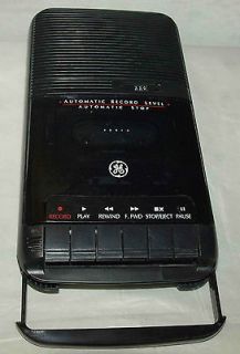 GE GENERAL ELECTRIC PORTABLE CASSETTE PLAYER RECORDER MD # 3 5025A