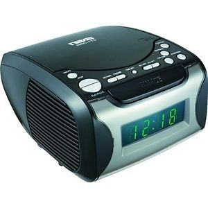   175 Digital Alarm Clock with Digital Tuning AM/FM Radio & CD Player