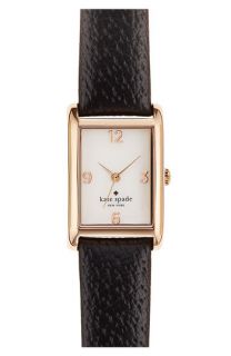 kate spade new york cooper leather strap watch