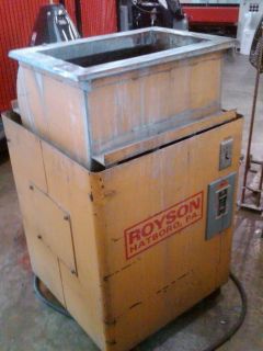 Royson 3 Cubic Foot Vibratory Finisher 1 H P 3 Phase