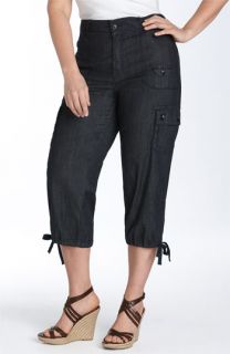 Calvin Klein Jeans Cargo Pocket Capris (Plus)