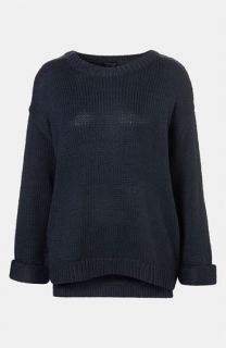 Topshop Zip Hem Sweater