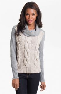 DKNYC Cable Front Sweater