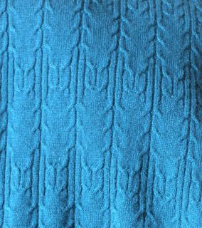 Dana Buchman Blue Green Cashmere Sweater Vest 2X