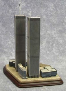 New Danbury Mint World Trade Center Twin Towers 9 11 Commemorative