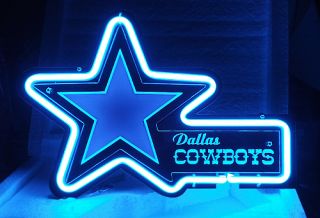SD243 Dallas Cowboys Football Sport Team Display Neon Light Sign