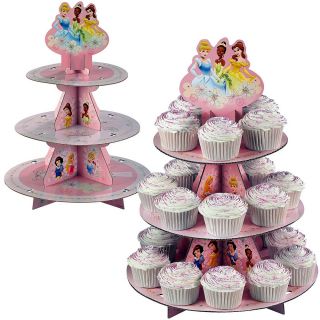  Disney Princess Cupcake Stand Kit includes one 3 tier cupcake stand