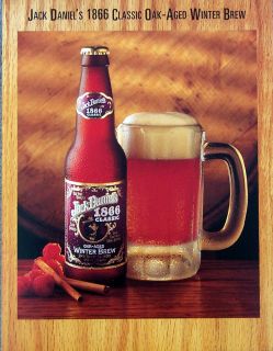 Jack Daniel’s 1866 Classic Oak Aged Winter Brew Beer Vintage Sell