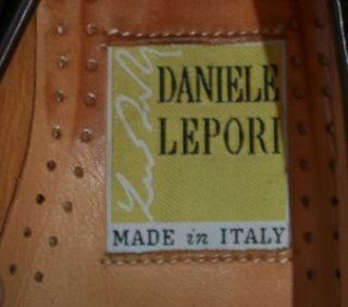 Daniele Lepori Italian Shoe Loafer Men Leather Brown 8M