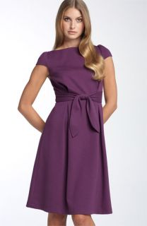 Adrianna Papell Belted Ponte Knit Dress