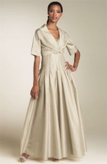 Calvin Klein Sequined Gown & Twist Front Bolero