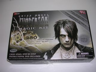 Criss Angel Mind Freak Platinum Magic Kit w DVD Over 250 Magic Tricks