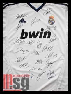 CF Signed Shirt Jersey Ronaldo Modric Essien Mourinho COA