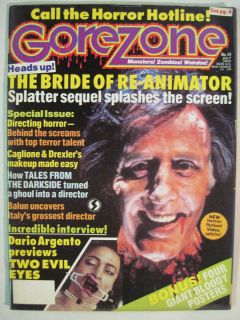  1990 Bride of re Animator Two Evil Eyes Dario Argento w Posters