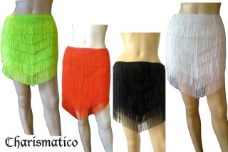 Custom Drag Queen Stage Salsa Latin Dance Fringe Skirt