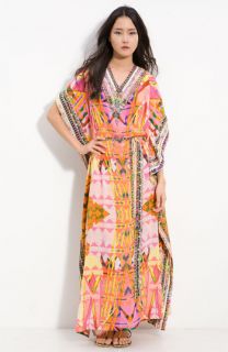 Camilla Circus Belted Silk Caftan