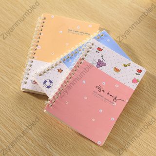 Kawaii Cute Kids Mate Diary Journals Planner Notepad Coil Notebook