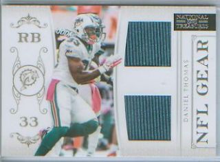 2012 PLAYOFF NFL GEAR DANIEL THOMAS RC GAME USED JERSEY #/99