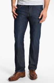 BOSS Black Maine Straight Leg Jeans (Blue Flannel)