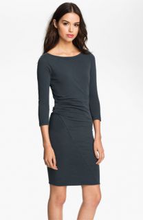 James Perse Asymmetrical Ruched Dress