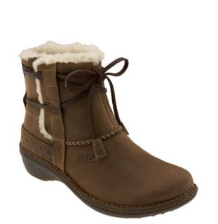 UGG® Australia Cove Leather Short Boot with Lace Detail (Women)