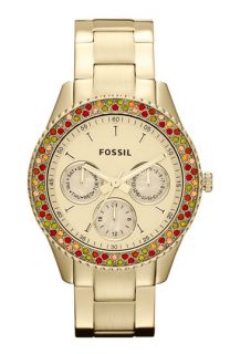 Fossil Stella Crystal Bezel Multifunction Watch