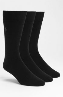Polo Ralph Lauren Combed Cotton Blend Socks (3 Pack)