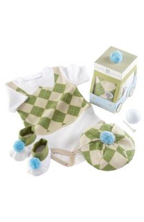 Baby Aspen Sweet Tea Bodysuit, Booties & Hat Set (Infant)
