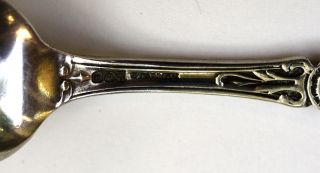  & BARTON Sterling Silver Souvenir Spoon, PASADENA, CA The Crown City