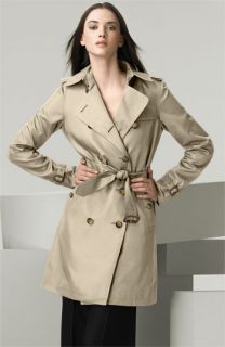 Burberry Belted Technical Poplin Trench