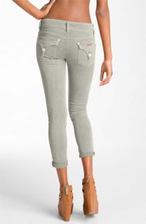 Hudson Jeans Collin Crop Skinny Jeans (Khaki)