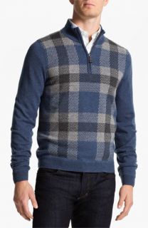 John W. ® Quarter Zip Cashmere Sweater