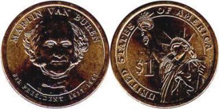 08th 2008 D Martin Van Buren Dollar Uncirculated