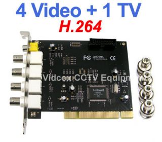  264 D1 Display Network Mobile PCI CCTV Security DVR Capture Card